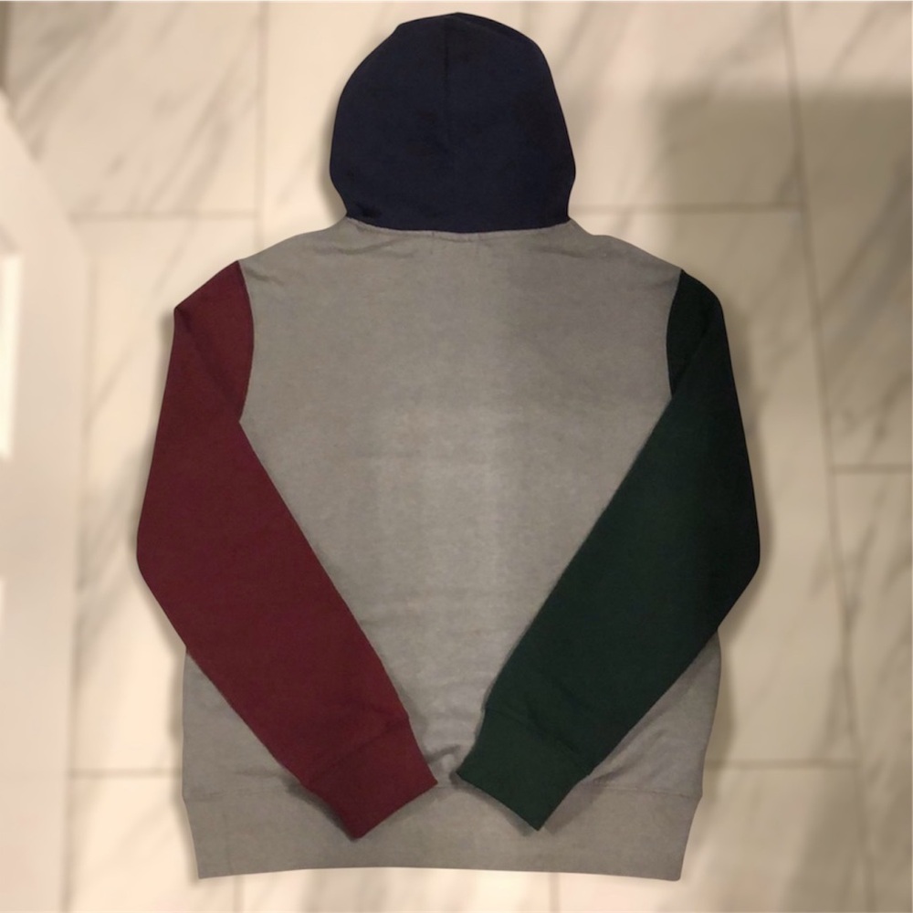 Polo by Ralph Lauren Men's Gray Bear Hoodie - Picture 3 of 4